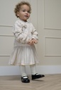 Le Chic | Jurk Girls Saby Beige Melee Ecru