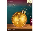 Kaemingk | Lamp Led Draaiend Kerstrood/Warm Wit Ø18x23cm 