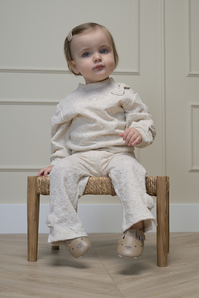 Le Chic | Sweater Girls Ovy Beige Melee Ecru