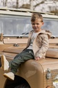 Little Dutch | Broek Boys Safari Friends Deep Olive