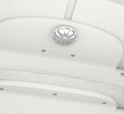 Cybex | Eetstoel Lemo Platinum White Wood/White