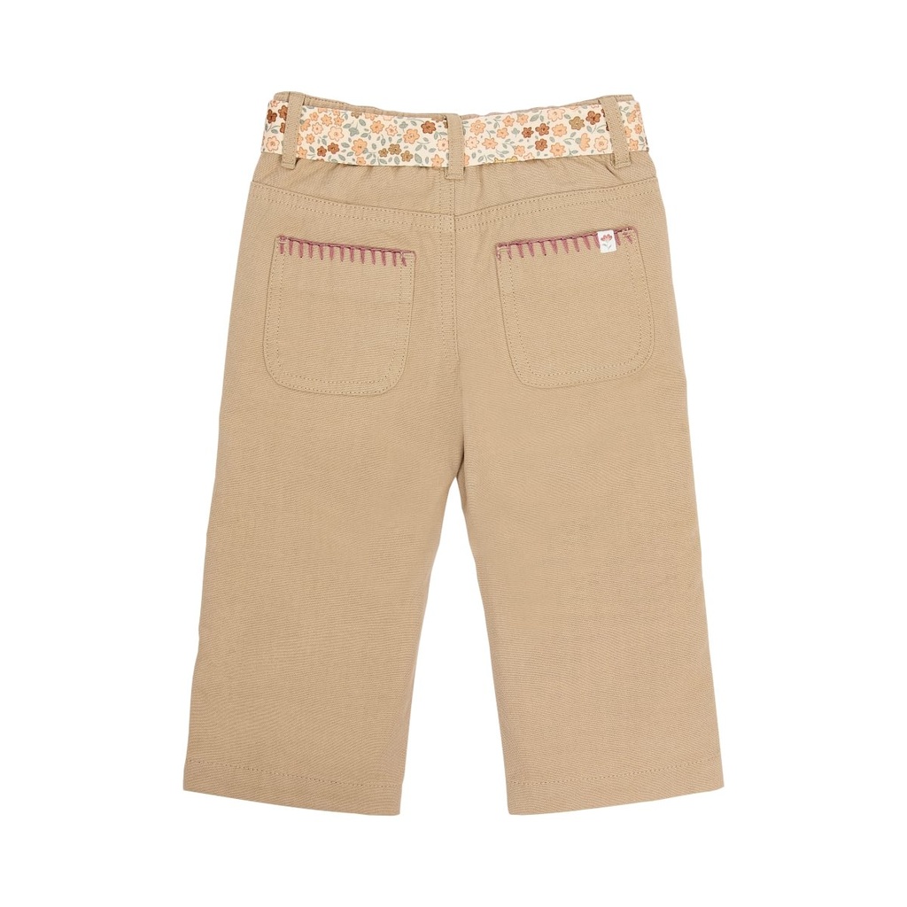Little Dutch | Broek Girls Safari Friends Soft Taupe