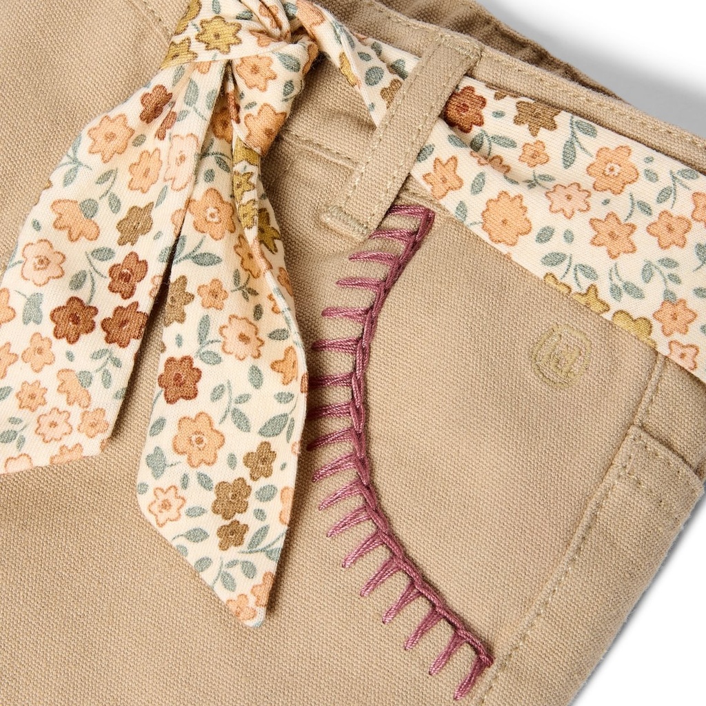 Little Dutch | Broek Girls Safari Friends Soft Taupe