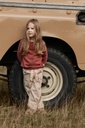 Little Dutch | Broek Girls Safari Friends Soft Taupe
