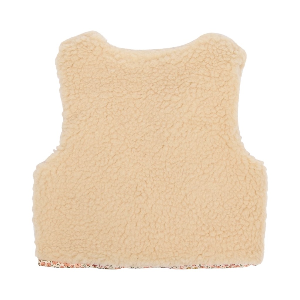 Little Dutch | Gilet Girls Safari Friends Vanilla