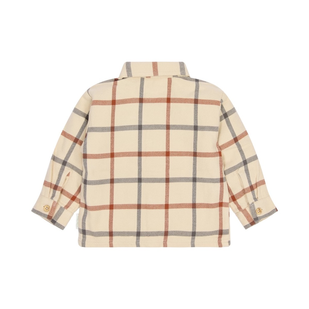 Little Dutch | Hemd Boys Safari Friends Vanilla