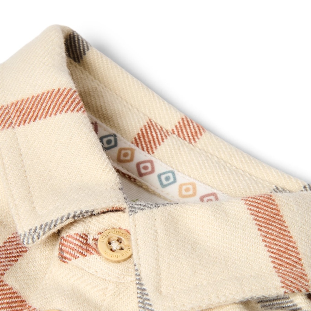 Little Dutch | Hemd Boys Safari Friends Vanilla