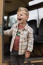 Little Dutch | Hemd Boys Safari Friends Vanilla