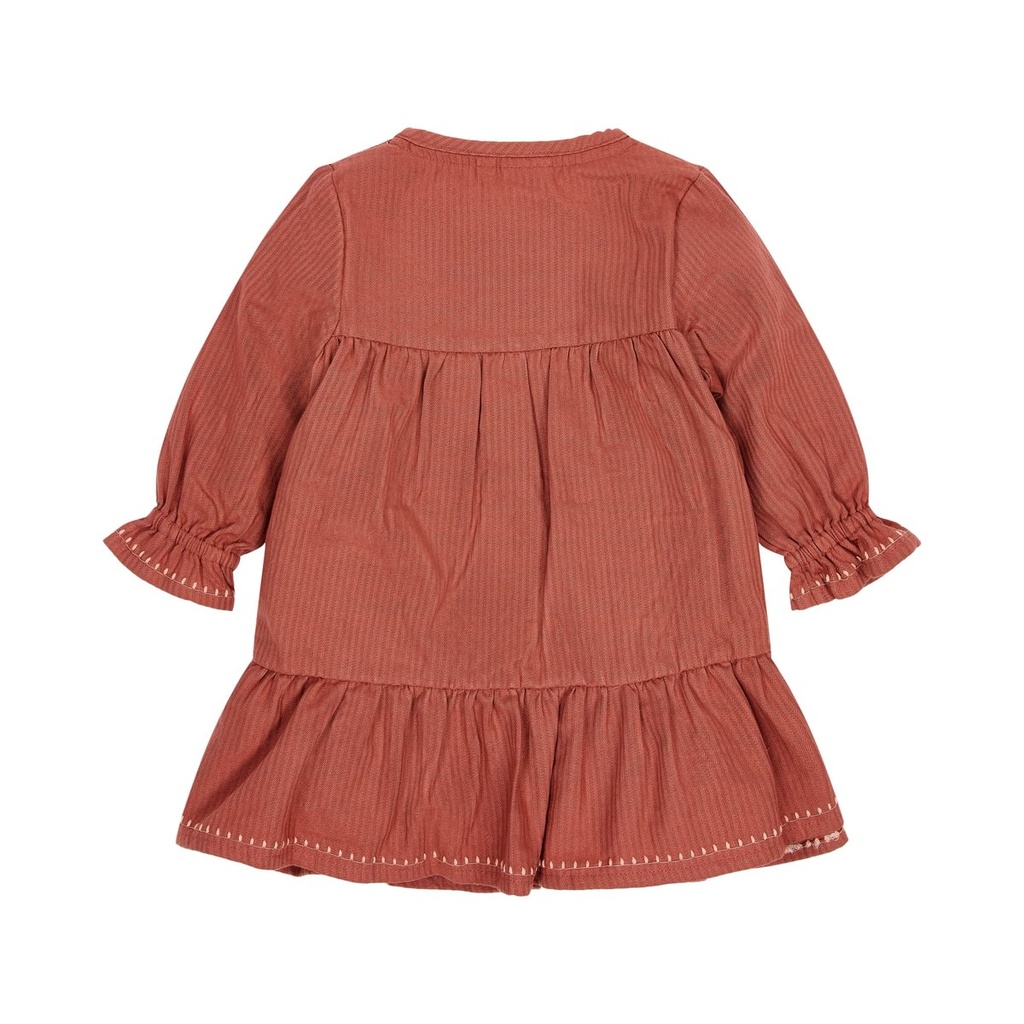 Little Dutch | Jurk Girls Safari Friends Deep Berry