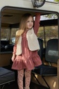 Little Dutch | Jurk Girls Safari Friends Deep Berry