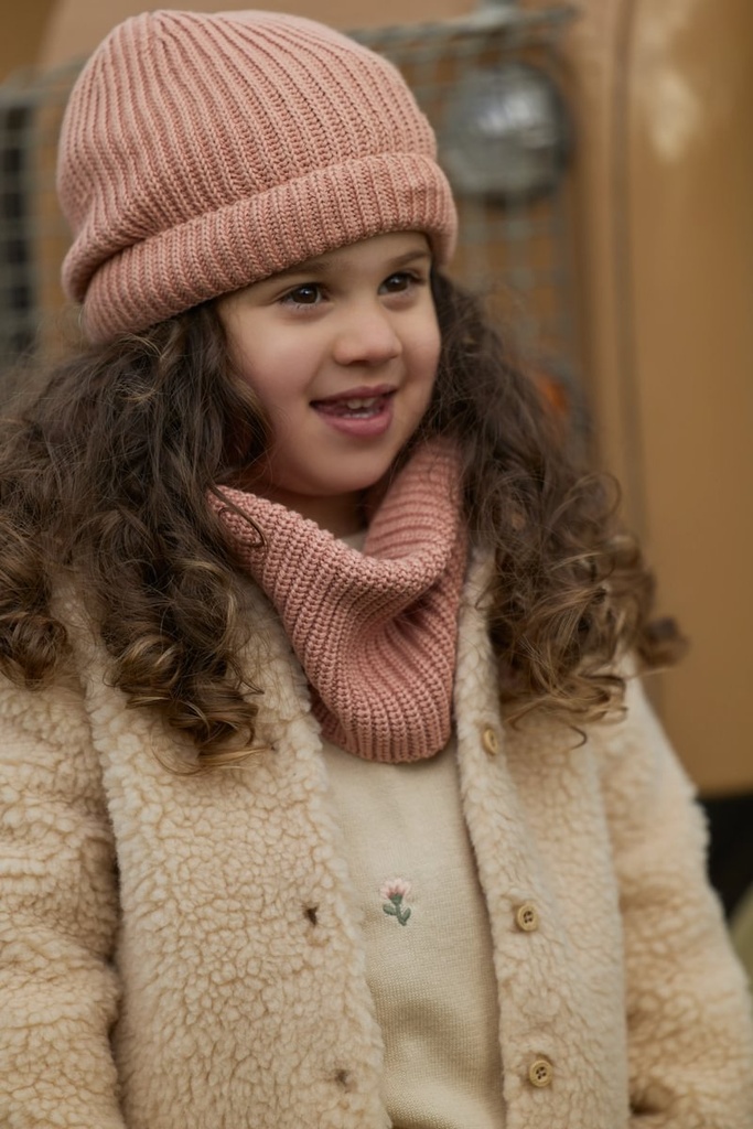 Little Dutch | Sjaal Girls Safari Friends Deep Pink One Size