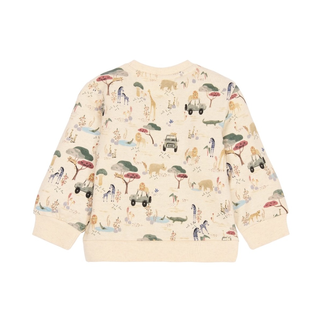Little Dutch | Sweater Boys Safari Friends Adventure Vanilla
