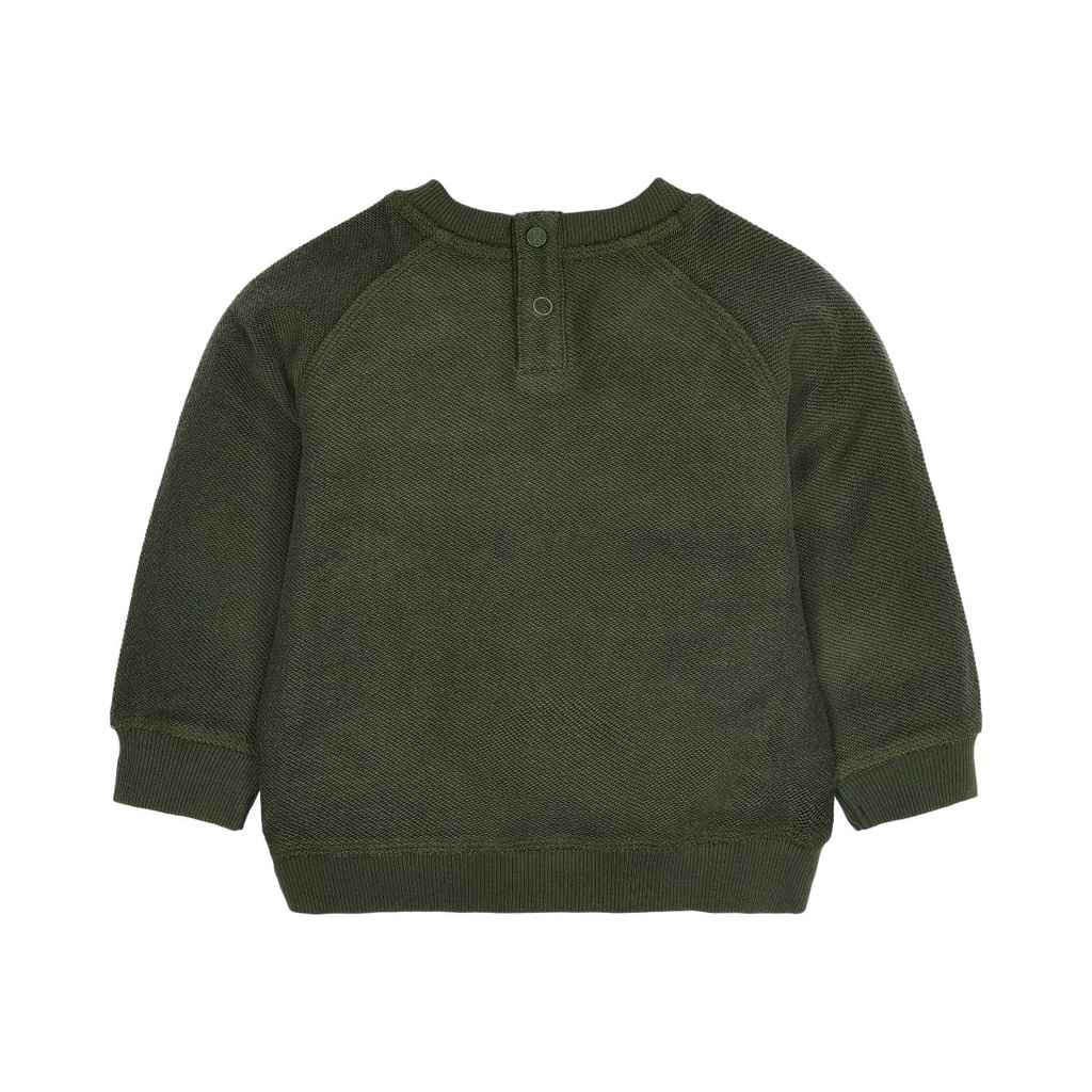 Little Dutch | Sweater Boys Safari Friends Deep Olive