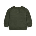 Little Dutch | Sweater Boys Safari Friends Deep Olive