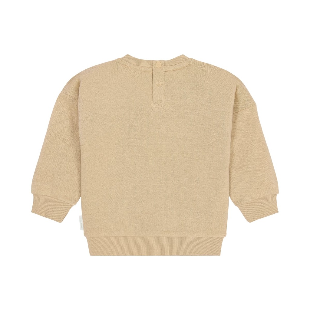 Little Dutch | Sweater Boys Safari Friends Warm Taupe