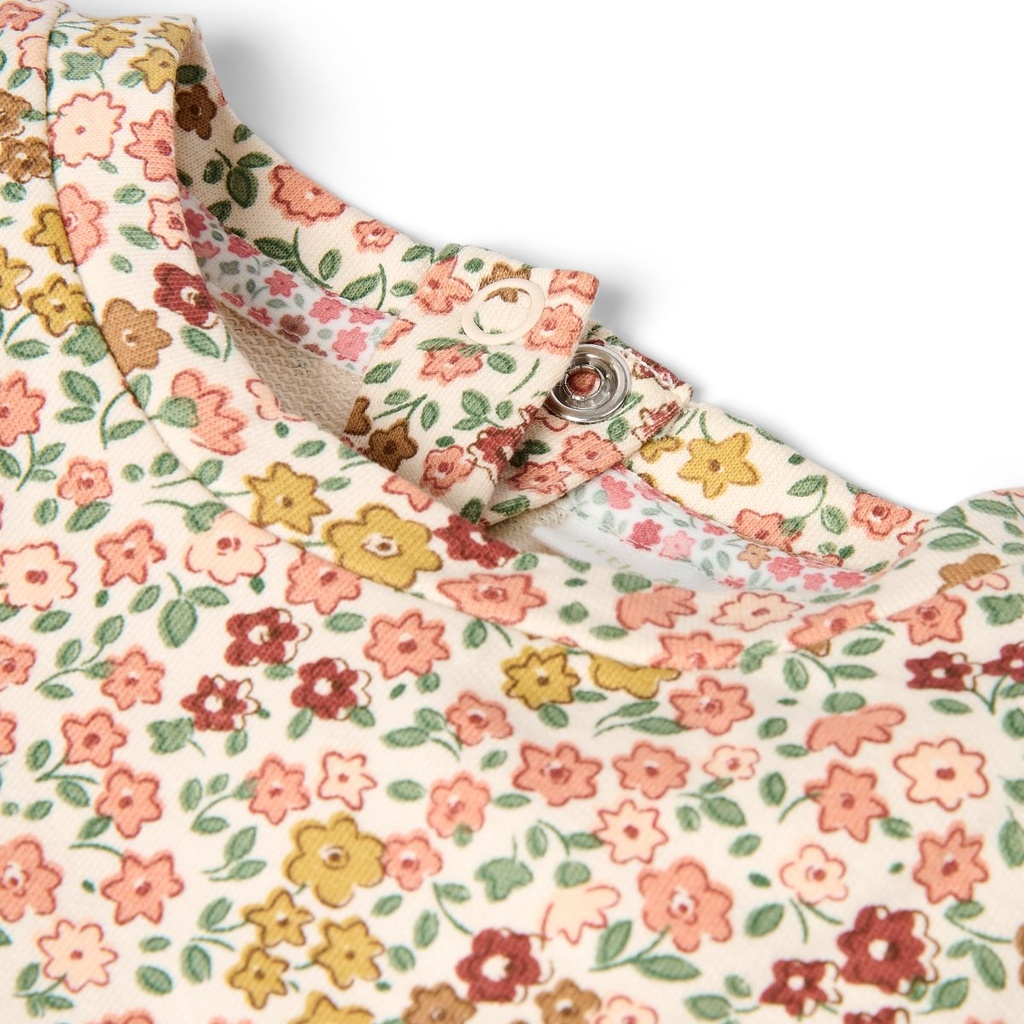 Little Dutch | Sweater Girls Safari Friends Flowers Pastel Rose
