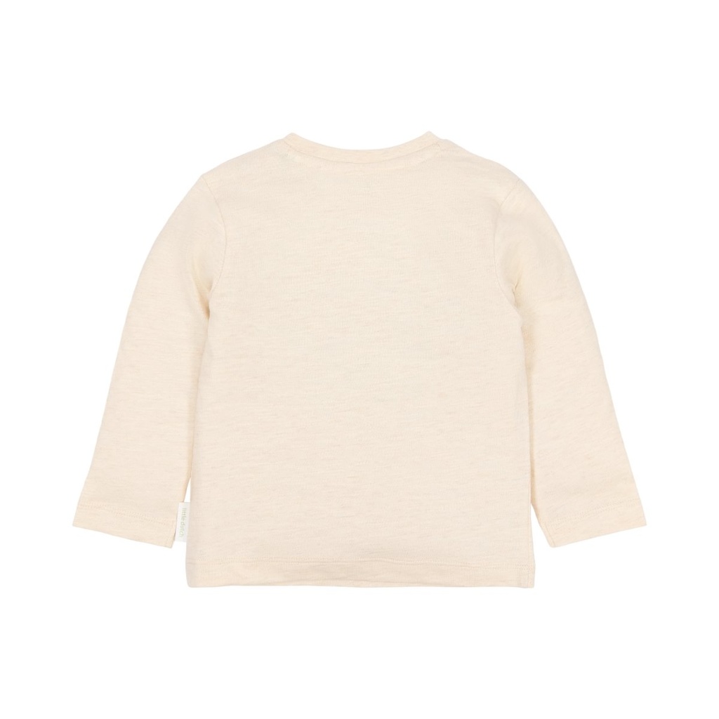 Little Dutch | T-shirt Boys Safari Friends Longsleeve Vanilla