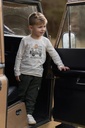 Little Dutch | T-shirt Boys Safari Friends Longsleeve Vanilla