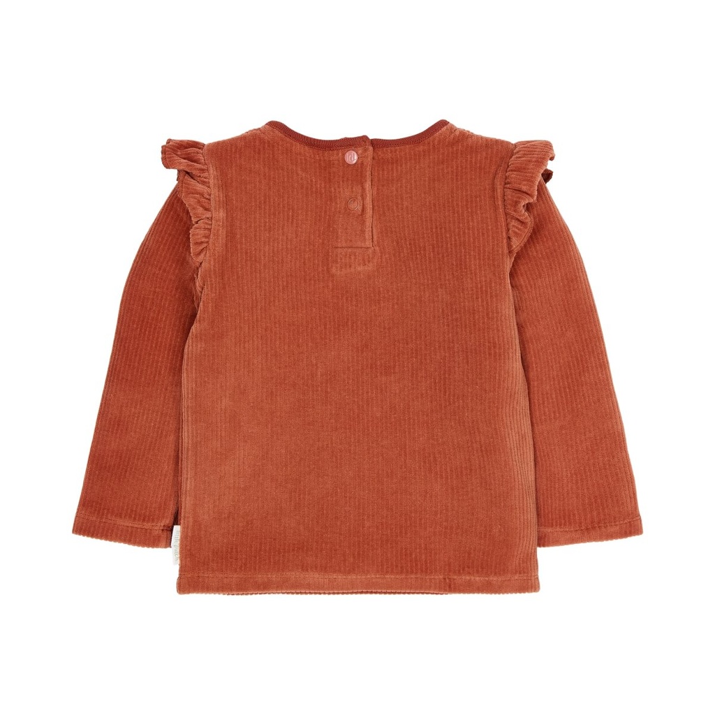 Little Dutch | T-shirt Girls Safari Friends Longsleeve Deep Berry