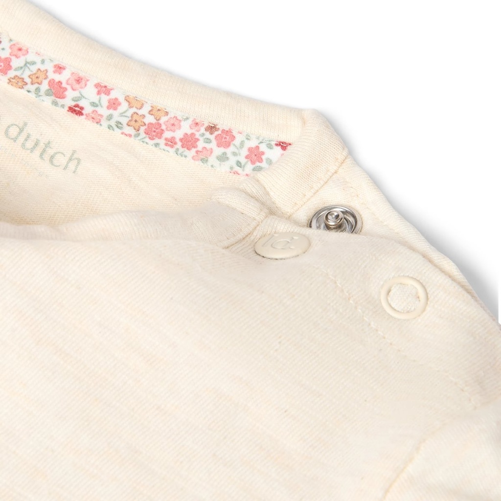 Little Dutch | T-shirt Girls Safari Friends Longsleeve Vanilla