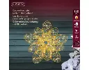 Lumineo | Verlichting Led Bloem Metaal Flashing Effect Goud/Warm Wit Ø28x9cm Buiten