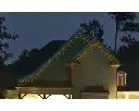Lumineo | Verlichting Led Icicle Twinkle In/Outdoor Zwart/Warm Wit 750x50cm