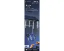 Lumineo | Verlichting Led Icicle Lights Flashing Effect Transparent/Koel Wit 360x39cm Buiten