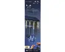 Lumineo | Verlichting Led Icicle Lights Flashing Effect Transparent/Warm Wit 360x39cm Buiten