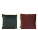 Decoris | Sierkussen Square Woven Fur 45x45x2.5cm Assortiment