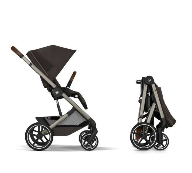 Cybex | Wandelwagen Balios S Lux incl. Foldable Carry Cot Chocolate Brown/Taupe