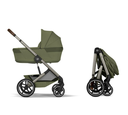 Cybex | Wandelwagen Balios S Lux incl. Foldable Carry Cot Moss Green/Taupe