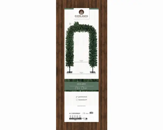 Everlands | Kerstboog Imperial Groen Ø45x240cm