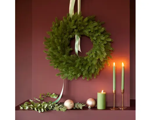 Everlands | Kerstkrans Myrkdalen Groen 50x10cm