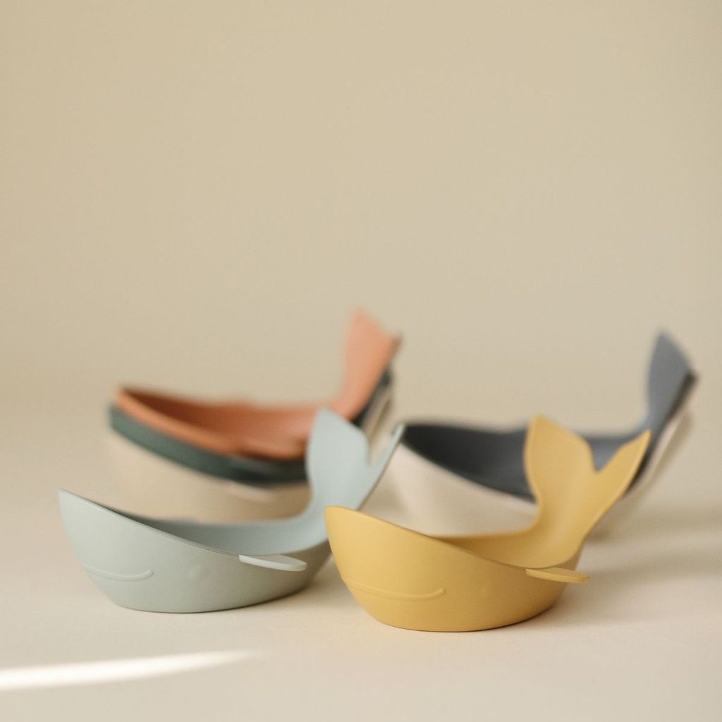 Mushie | Badspeelgoed Whale Bath Stackers