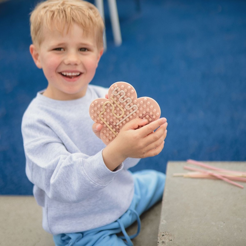 Mushie | Interactief Speelgoed Silicone Sensory Toys Pastel