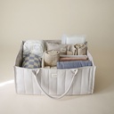 Mushie | Opberger Diaper Caddy Ivory Ecru 22x16,5x37cm