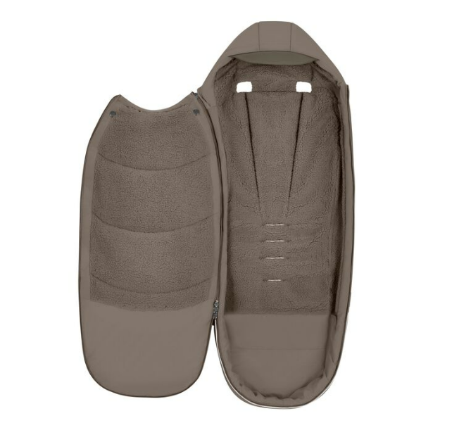 Cybex | Voetenzak Platinum Footmuff Coconut Brown/Dark Brown  New