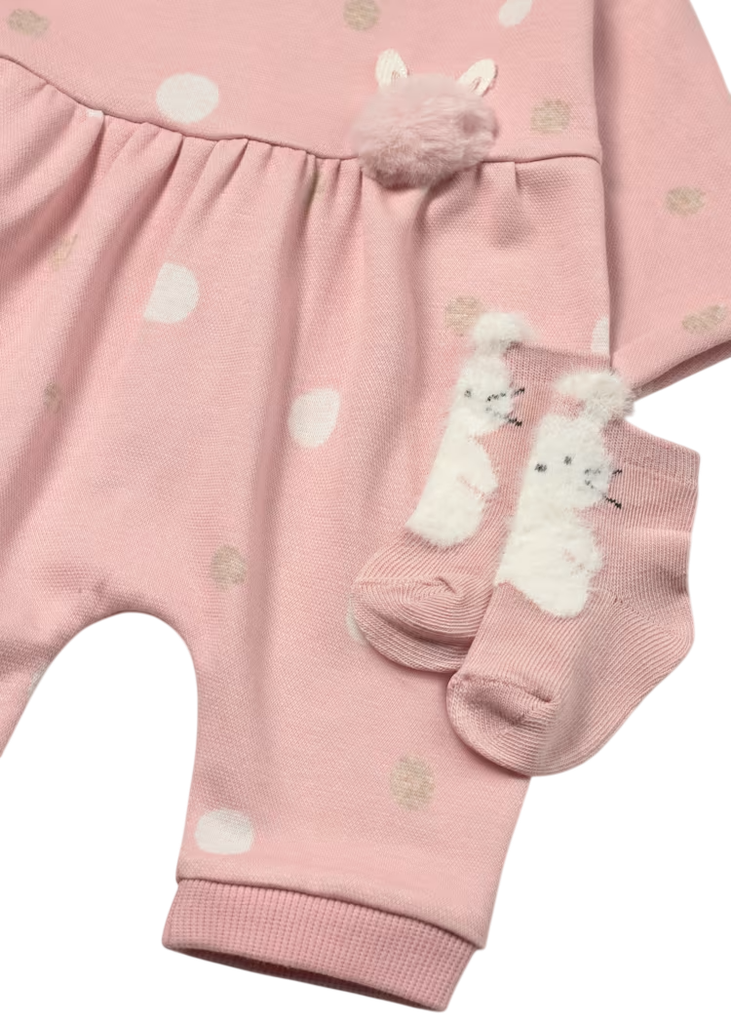 Mayoral | Kruippak met Kousen Girls Baby Rose  