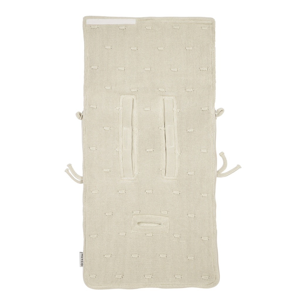 Meyco | Voetenzak  Knots Velvet Soft Sand Zand 40x82cm