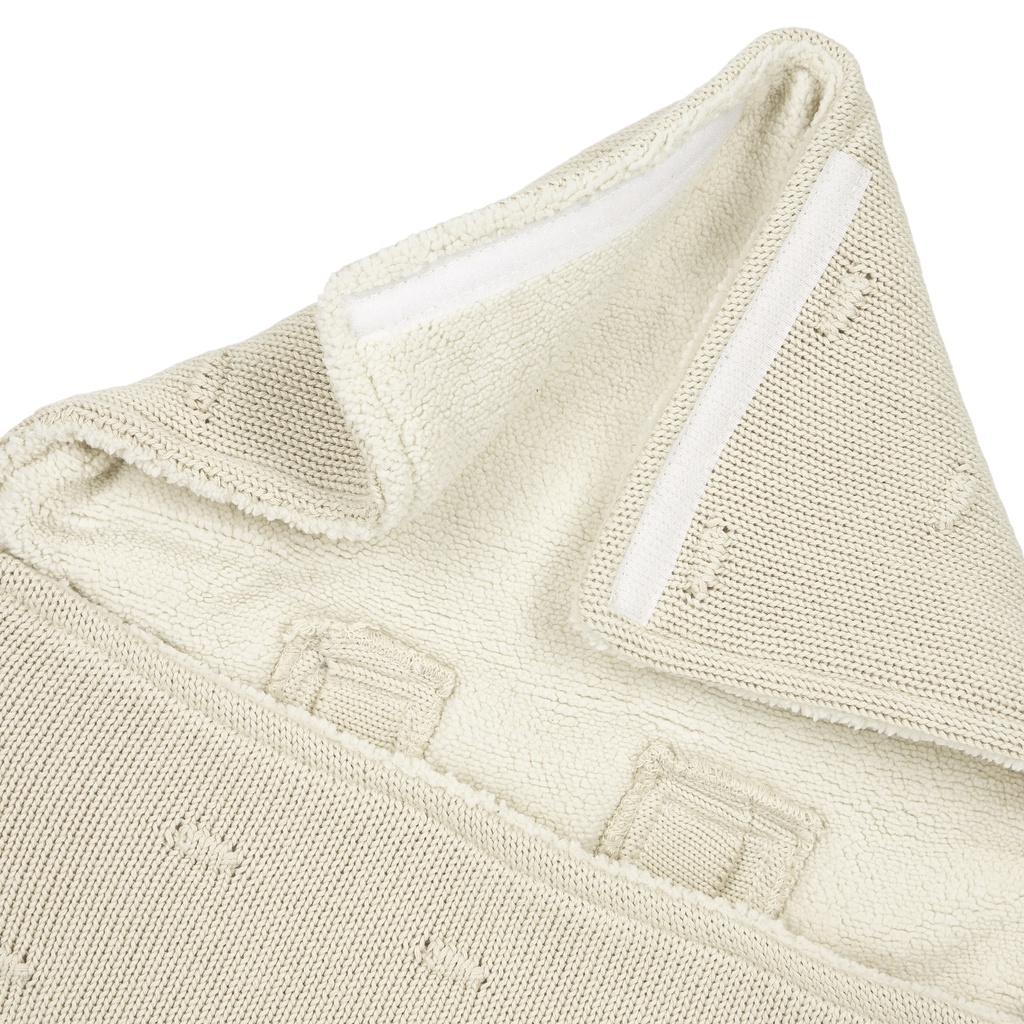 Meyco | Voetenzak  Knots Velvet Soft Sand Zand 40x82cm