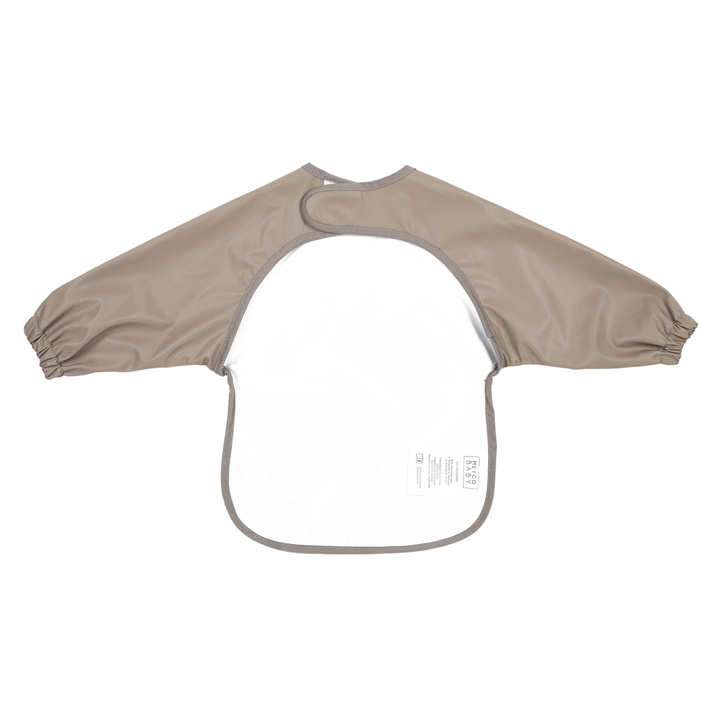 Meyco | Slabbetje Met Mouwen Dark Taupe Bruin