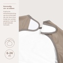 Meyco | Slabbetje Met Mouwen Dark Taupe Bruin