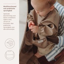 Meyco | Slabbetje Met Mouwen Dark Taupe Bruin
