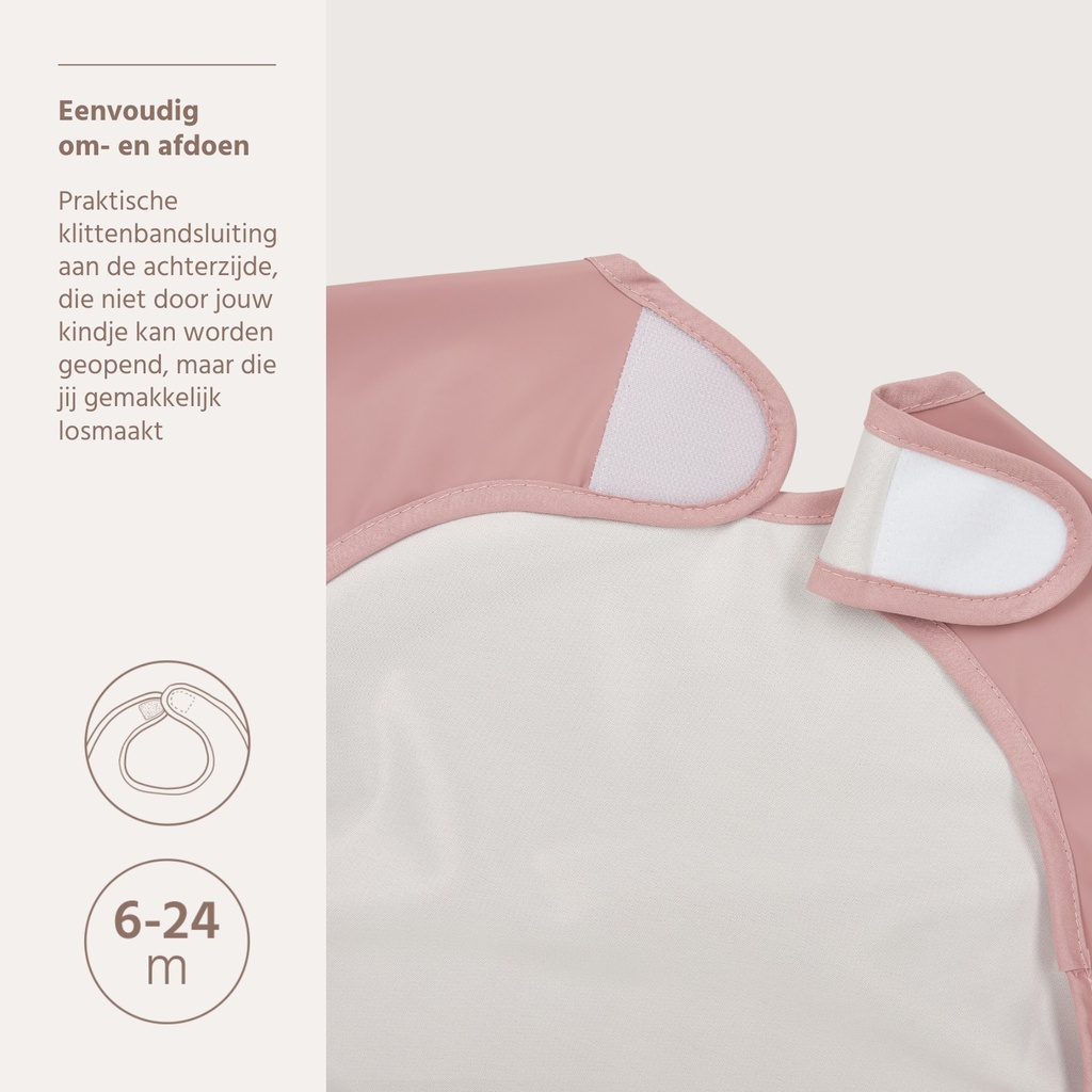 Meyco | Slabbetje Met Mouwen Purple Pink Paars/Roze