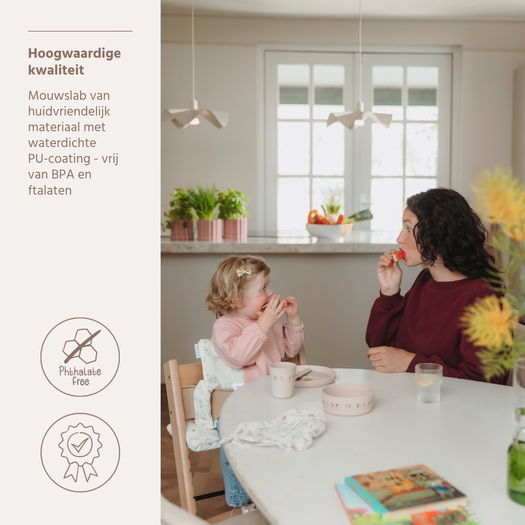 Meyco | Slabbetje Met Mouwen Rose Roze