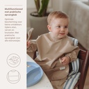 Meyco | Slabbetje Met Mouwen Taupe Bruin