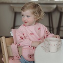 Meyco | Slabbetje Met Mouwen  Cherry Soft Rose Roze