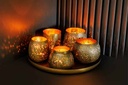 Cosy & Trendy | Giftset Theelichthouders Goud Ø30x10cm 6-delig