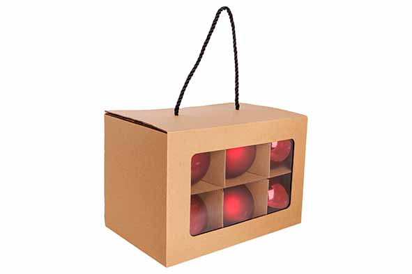 Cosy & Trendy | Kerstbal Shiny/Matt Glas Rood Ø8cm 12-pack 