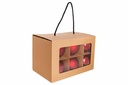 Cosy & Trendy | Kerstbal Shiny/Matt Glas Rood Ø8cm 12-pack 